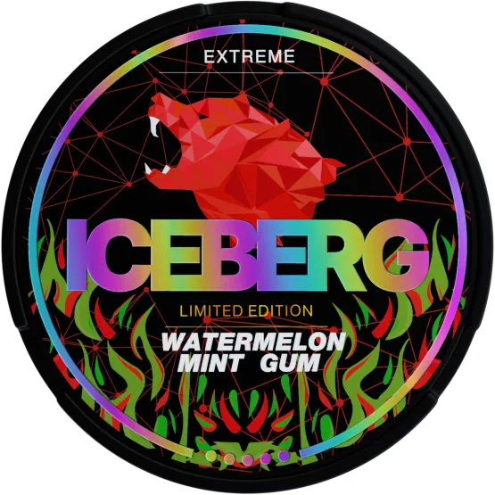 ICEBERG Watermelon Mint Gum extreme by ICEBERG - Super Strong
