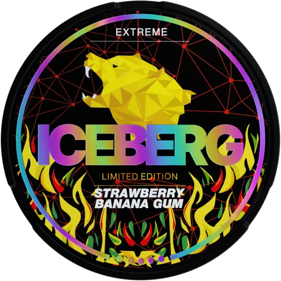 ICEBERG Strawberry Banana Gum Extreme by ICEBERG - Super Strong