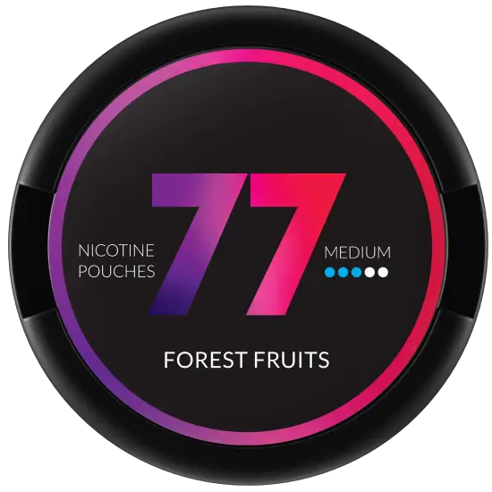 77 Forest Fruits Medium by 77 Pouches - Extra Strong