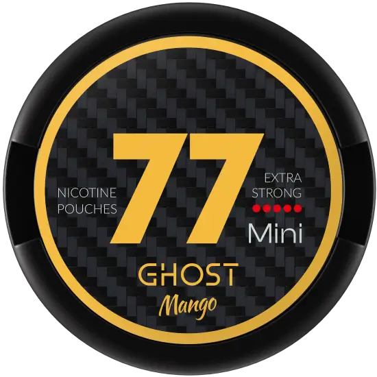 77 GHOST Mini Mango Extra Strong by 77 Pouches - Super Strong