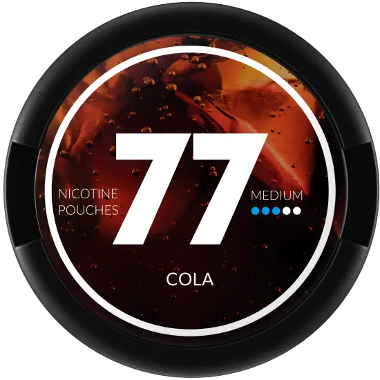 77 Cola Medium by 77 Pouches - Extra Strong