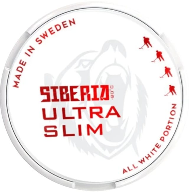 Siberia Ultra Slim All White Portion by Siberia - Super Strong