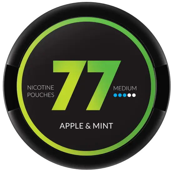 77 Apple Mint Medium by 77 Pouches - Extra Strong