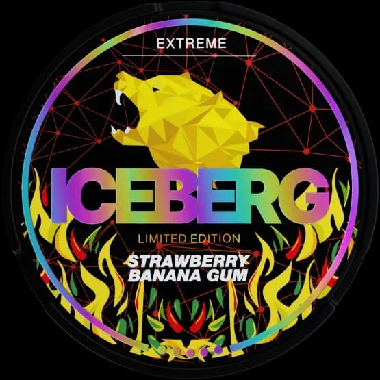 ICEBERG Strawberry Banana Gum Extreme by ICEBERG - Super Strong