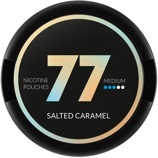 77 Salted Caramel Medium by 77 Pouches - Extra Strong