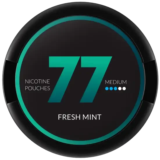 77 Fresh Mint Medium von 77 Pouches - Extra stark